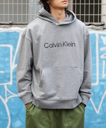【Calvin Klein】Calvin Kleinロゴ刺繍スウェットフーディパーカー 40HM231
