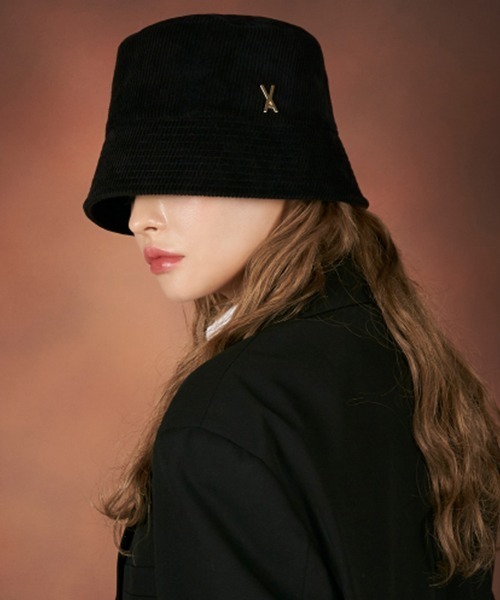 【セール】【VARZAR/バザール】Corduroy stud drop bucket hat/コーデュロイスタッドドロップ バケットハット（ハット）｜VARZAR（バザール）