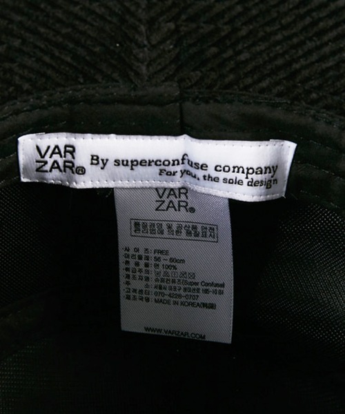 【セール】【VARZAR/バザール】Corduroy stud drop bucket hat/コーデュロイスタッドドロップ バケットハット（ハット）｜VARZAR（バザール）