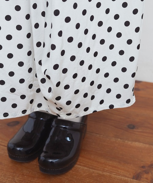 fig Ｌondon（フィグロンドン）の「●DOT balloon SK（スカート・レディース・アイボリー/ブラック・FREE）」の14枚目の写真