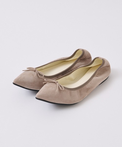 RIVE DROITE(リヴドロワ)の「足元を美しく見せるフォルムが魅力/ポインテットバレエ(バレエシューズ・レディース・グレー系その他・38/39/36/37)」の4枚目の写真