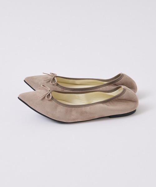 RIVE DROITE(リヴドロワ)の「足元を美しく見せるフォルムが魅力/ポインテットバレエ(バレエシューズ・レディース・グレー系その他・38/39/36/37)」の5枚目の写真