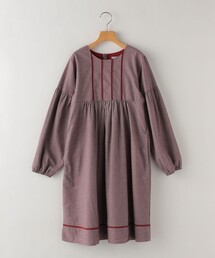 SHIPS | SHIPS KIDS:140～150cm / レース×ネル 長袖 ワンピース(ワンピース)