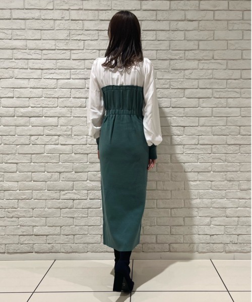 TORTE（トルテ）の「ブラウスドッキングワンピース（ワンピース・レディース・ブラック/ライトグリーン/ピンク・FREE）」の17枚目の写真