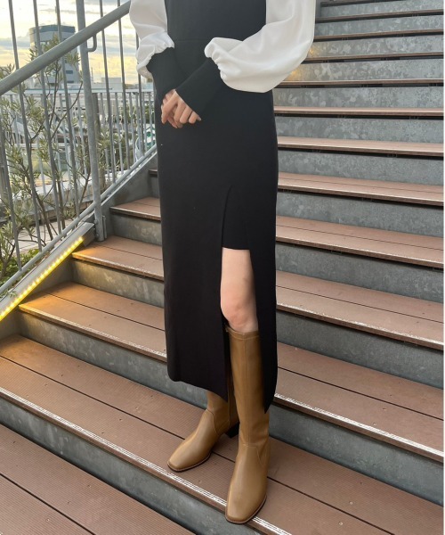 TORTE（トルテ）の「ブラウスドッキングワンピース（ワンピース・レディース・ブラック/ライトグリーン/ピンク・FREE）」の12枚目の写真