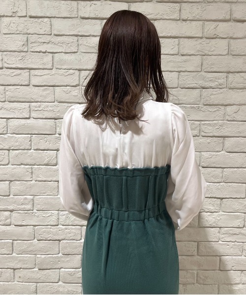 TORTE（トルテ）の「ブラウスドッキングワンピース（ワンピース・レディース・ブラック/ライトグリーン/ピンク・FREE）」の21枚目の写真