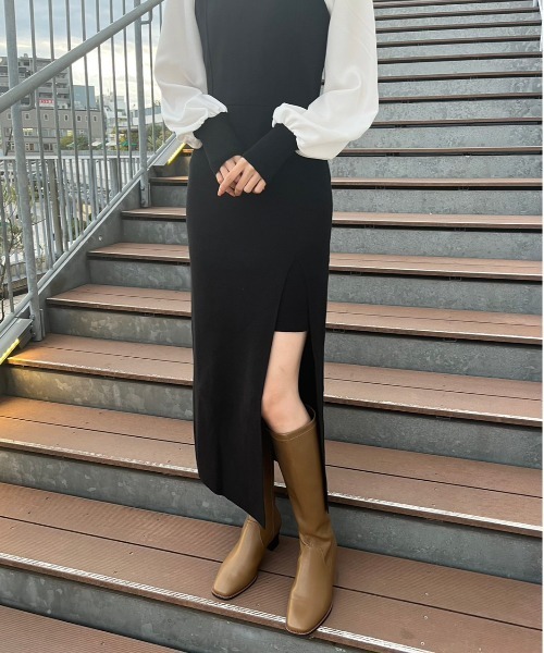 TORTE（トルテ）の「ブラウスドッキングワンピース（ワンピース・レディース・ブラック/ライトグリーン/ピンク・FREE）」の19枚目の写真