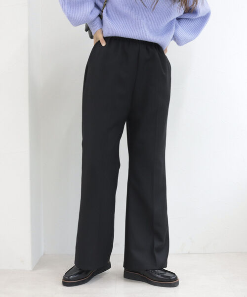 fredy emue（フレディエミュ）の「ストライプイージースラックスパンツ（その他パンツ・レディース・ブラック/チャコールグレー/ライトグレー・36/38）」の11枚目の写真