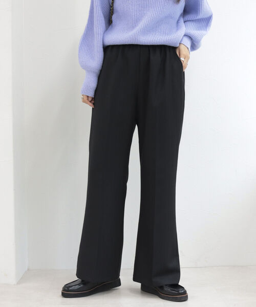 fredy emue（フレディエミュ）の「ストライプイージースラックスパンツ（その他パンツ・レディース・ブラック/チャコールグレー/ライトグレー・36/38）」の12枚目の写真