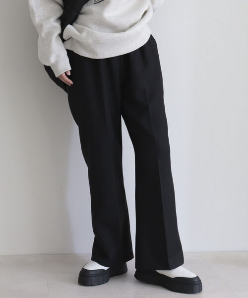 fredy emue（フレディエミュ）の「ストライプイージースラックスパンツ（その他パンツ・レディース・ブラック/チャコールグレー/ライトグレー・36/38）」の17枚目の写真