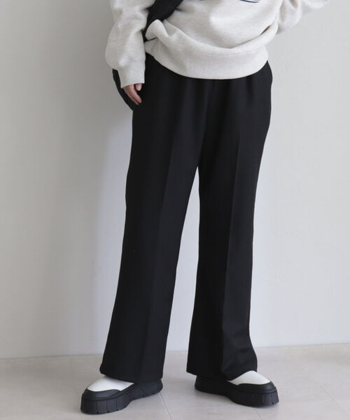 fredy emue（フレディエミュ）の「ストライプイージースラックスパンツ（その他パンツ・レディース・ブラック/チャコールグレー/ライトグレー・36/38）」の20枚目の写真