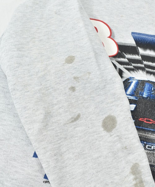 VINTAGE(ヴィンテージ)の「【ヴィンテージ古着】90's NUTMEG MILLS RACING クルーネックスウェット USA製(スウェット・メンズ・グレー・XX-LARGE)」の11枚目の写真