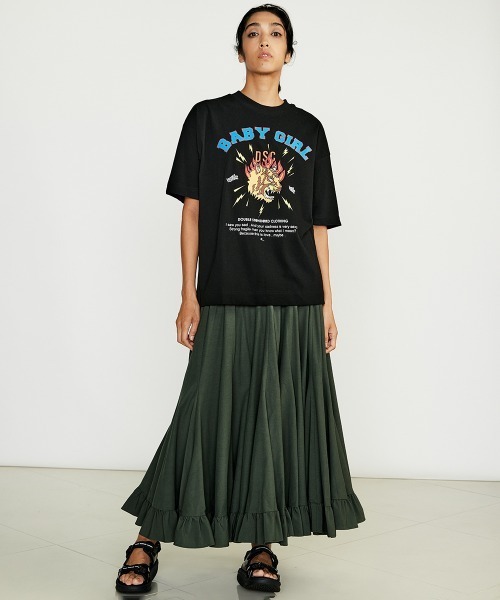 DOUBLE STANDARD CLOTHING(ダブルスタンダードクロージング)の「DSC/ オリジナルプリントTシャツ(Tシャツ/カットソー・レディース・オフホワイト/ブラック・FREE)」の10枚目の写真