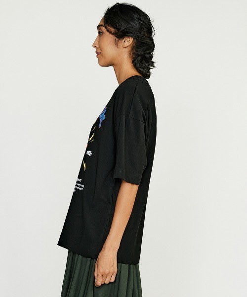 DOUBLE STANDARD CLOTHING(ダブルスタンダードクロージング)の「DSC/ オリジナルプリントTシャツ(Tシャツ/カットソー・レディース・オフホワイト/ブラック・FREE)」の12枚目の写真