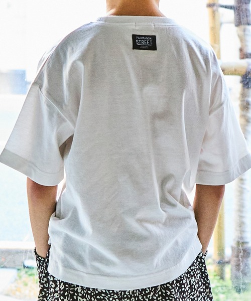 PAIRMANON STREET（ペアマノンストリート）の「【PAIRMANON STREET】【プレミアムコットン100】選べる2タイプポケット付き半袖Tシャツ（Tシャツ/カットソー・キッズ・グリーン/レッド/ブラック/パープル/ブラックミックス/ブルー系その他2/ブルー系その他/ベージュ系その他/ライトブルー/ホワイト/ホワイト系その他/オレンジ・120/140/130/150/100/110/90）」の13枚目の写真