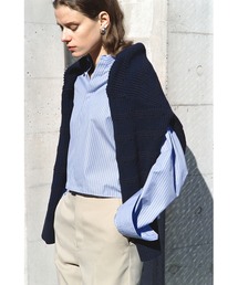 MIESROHE | マルチストライプショートシャツ(シャツ/ブラウス)