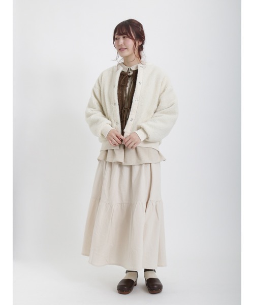 Samansa Mos2（サマンサ モスモス）の「前後着透かしニット（ニット