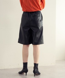 【新品】SHENERY シーナリー レザーパンツ　ブラウン フェイクレザー シーナリー 裾スリットフェイクレザーパンツ ブラウン 新品タグ