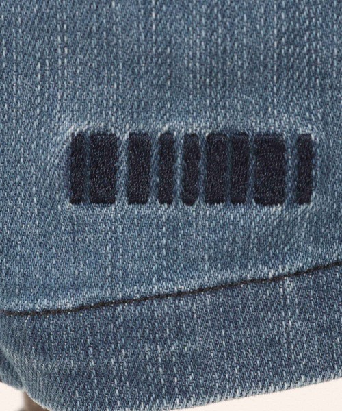 felkod(フィルコッド)の「mj9090-Stretch Denim Collarless Jacket デニムジャケット(デニムジャケット・メンズ・ブラック/ブルー系その他・L/M/S)」の10枚目の写真