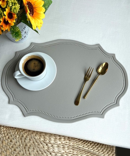 aimoha（アイモハ）の「ランチョンマット 北欧（ランチョンマット/テーブルウェア・レディース・グレー/イエロー/ピンク/レッド/ブルー/チョコ/ブラック/グリーン・FREE）」の3枚目の写真