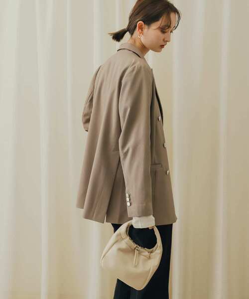 SENSE OF PLACE by URBAN RESEARCH（センスオブプレイスバイアーバンリサーチ）の「ドローコードワンハンドルバッグ（ハンドバッグ・レディース・アイボリー/ブラック/パープル・ONE）」の11枚目の写真