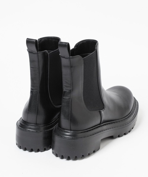 LEPSIM(レプシィム)の「ライト厚底サイドゴアブーツ 181029(ブーツ・レディース・アイボリー/ブラック・MEDIUM/SMALL/LARGE)」の9枚目の写真