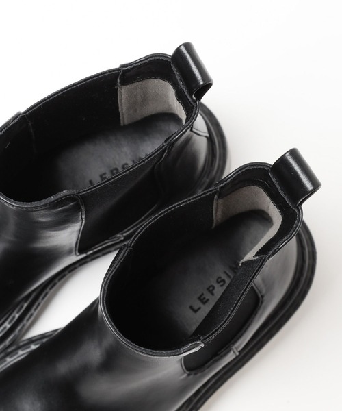 LEPSIM(レプシィム)の「ライト厚底サイドゴアブーツ 181029(ブーツ・レディース・アイボリー/ブラック・MEDIUM/SMALL/LARGE)」の15枚目の写真