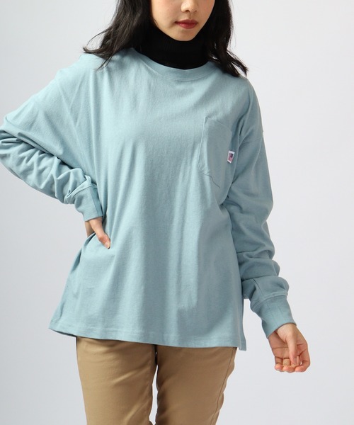 spiritoso(スピリトーゾ)の「spiritoso USAコットン ロンT 長袖(Tシャツ/カットソー・レディース・ブラック/カーキ/ベージュ/パープル/ブルー系・FREE)」の12枚目の写真