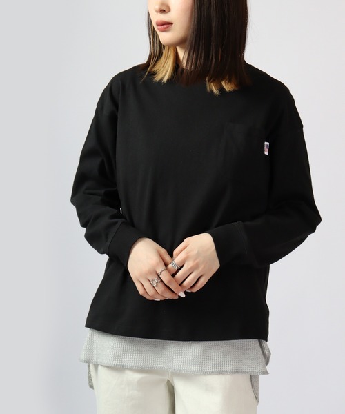 spiritoso(スピリトーゾ)の「spiritoso USAコットン ロンT 長袖(Tシャツ/カットソー・レディース・ブラック/カーキ/ベージュ/パープル/ブルー系・FREE)」の17枚目の写真