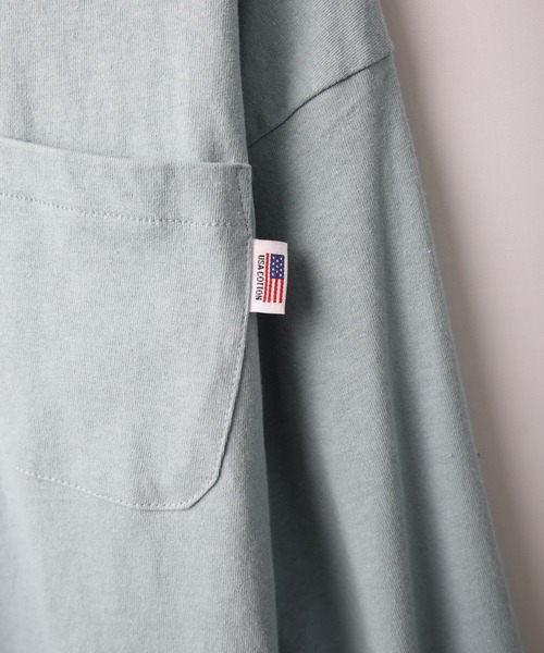 spiritoso(スピリトーゾ)の「spiritoso USAコットン ロンT 長袖(Tシャツ/カットソー・レディース・ブラック/カーキ/ベージュ/パープル/ブルー系・FREE)」の11枚目の写真