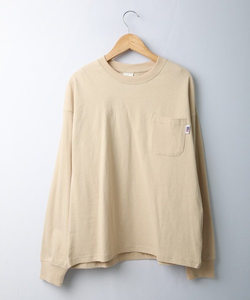 spiritoso(スピリトーゾ)の「spiritoso USAコットン ロンT 長袖(Tシャツ/カットソー・レディース・ブラック/カーキ/ベージュ/パープル/ブルー系・FREE)」の21枚目の写真