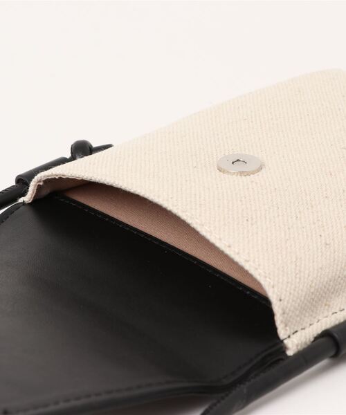 ALTROSE（アルトローズ）の「ミニショルダーバッグ スマホ ポシェット リネンバッグ エネル2（ショルダーバッグ・レディース・ブラック/アイボリー/キャメル/オレンジ・FREE）」の7枚目の写真