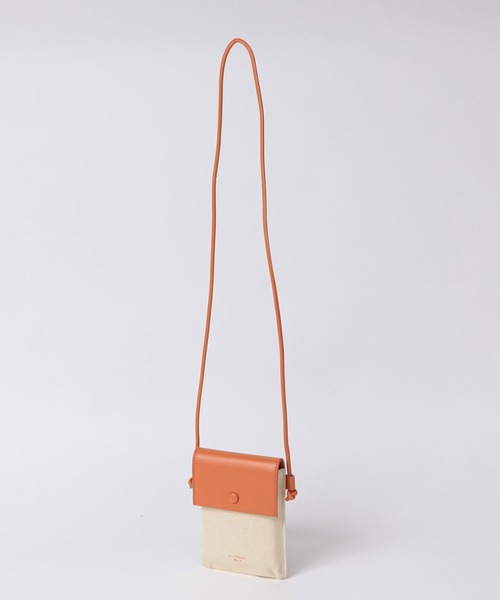 ALTROSE（アルトローズ）の「ミニショルダーバッグ スマホ ポシェット リネンバッグ エネル2（ショルダーバッグ・レディース・ブラック/アイボリー/キャメル/オレンジ・FREE）」の12枚目の写真