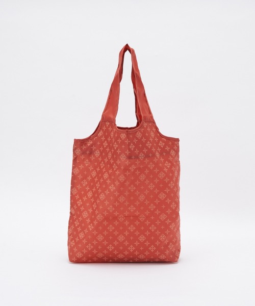 Daily russet（デイリー ラシット）の「ポケッタブルエコバッグ（L）（エコバッグ/サブバッグ・レディース・ブラック/カーキ/ピンク/シルバー/グレイッシュベージュ/グリーン/オレンジ・FREE）」の6枚目の写真