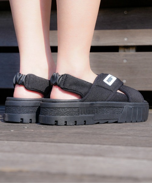 PUMA（プーマ）の「PUMA/プーマ メイズ サンダル ウィメンズ レディース サンダル 厚底 ストラップタイプ 384829（サンダル・レディース・ホワイト×ブラック/ブラック×ブラック・23.0cm/24.0cm/25.0cm）」の3枚目の写真