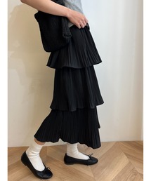 WC | プリーツティアードロングスカート(スカート)