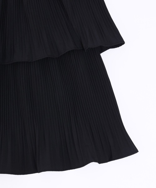 WC(ダブル シー)の「プリーツティアードロングスカート(スカート・レディース・ブラック/ホワイト・FREE)」の20枚目の写真