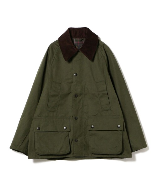 BEAMS BOY（ビームスボーイ）の「Barbour / OVERSIZE PEACHED BEADALE CASUAL JACKET（ブルゾン・レディース・オリーブ/ネイビー/ベージュ/ブラック・36）」の19枚目の写真