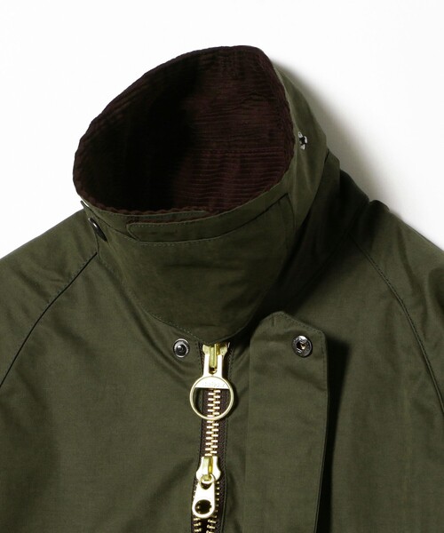BEAMS BOY（ビームスボーイ）の「Barbour / OVERSIZE PEACHED BEADALE CASUAL JACKET（ブルゾン・レディース・オリーブ/ネイビー/ベージュ/ブラック・36）」の18枚目の写真