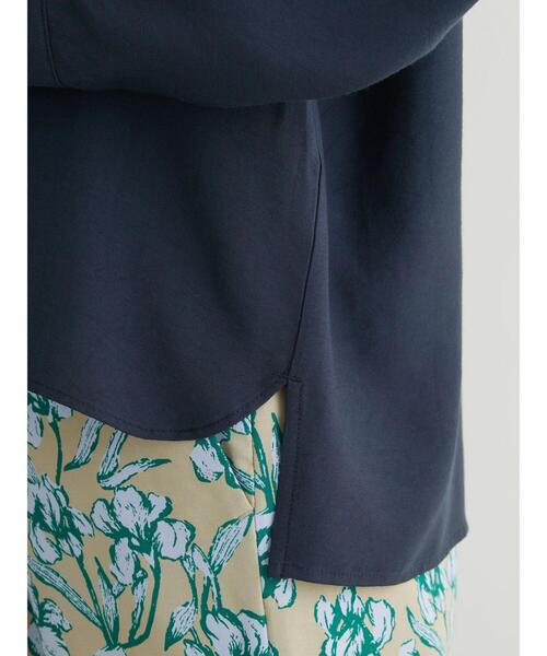 Green　Parks（グリーンパークス）の「Bon labre.レーヨン混スクエアカラーブラウス（シャツ/ブラウス・レディース・グリーン/ネイビー/オレンジ・FREE）」の15枚目の写真