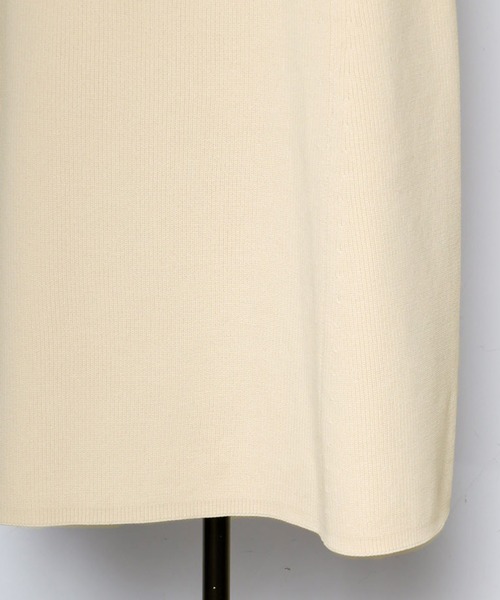 Bonjour Sagan(ボンジュールサガン)の「ダイバーニットフレアスカート(スカート・レディース・ネイビー/アイボリー・FREE)」の9枚目の写真