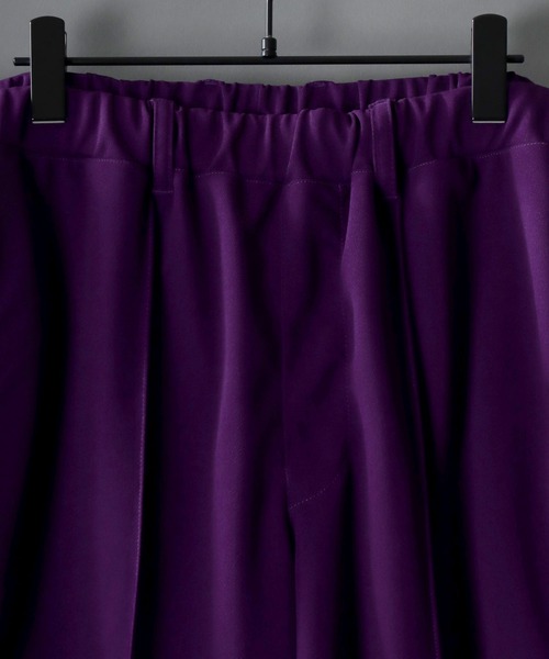SITRY（シトリー）の「side line flared pants/サイドライン フレア パンツ（その他パンツ・メンズ・ターコイズブルー/ブラウン/パープル/ブラック・M/L/LL）」の12枚目の写真