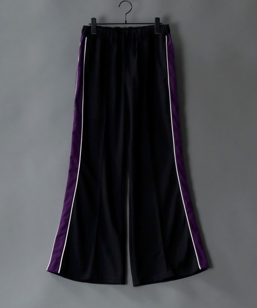 SITRY（シトリー）の「side line flared pants/サイドライン フレア パンツ（その他パンツ・メンズ・ターコイズブルー/ブラウン/パープル/ブラック・M/L/LL）」の18枚目の写真