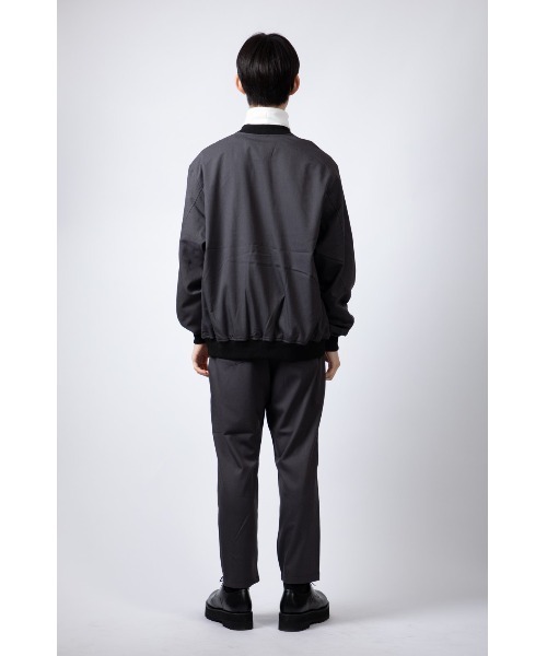 Beno（ビーノ）の「ストレッチTR ルーズシルエット F/Z ベーシック ブルゾン（ブルゾン・メンズ・ブルーグレー/ブラック/チャコールグレー・M/L）」の18枚目の写真