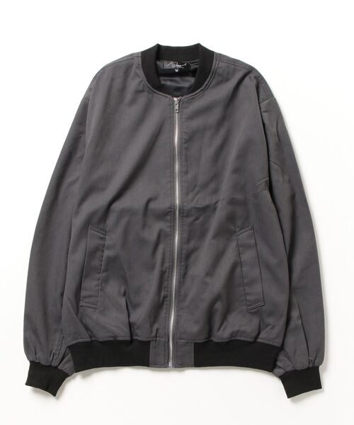 Beno（ビーノ）の「ストレッチTR ルーズシルエット F/Z ベーシック ブルゾン（ブルゾン・メンズ・ブルーグレー/ブラック/チャコールグレー・M/L）」の15枚目の写真