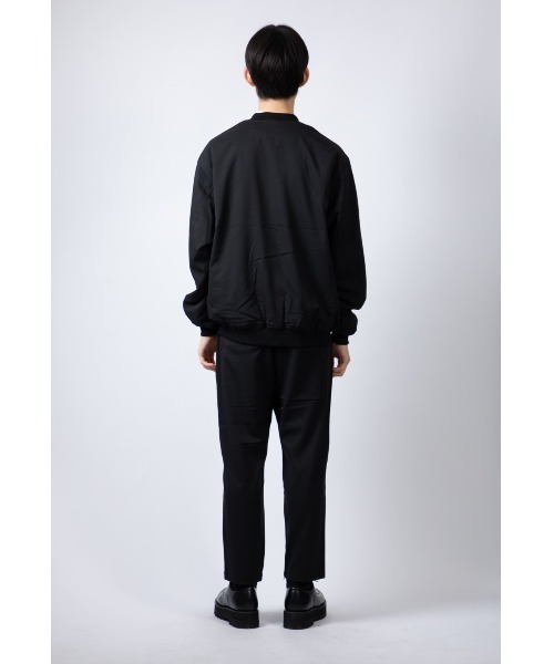 Beno（ビーノ）の「ストレッチTR ルーズシルエット F/Z ベーシック ブルゾン（ブルゾン・メンズ・ブルーグレー/ブラック/チャコールグレー・M/L）」の11枚目の写真