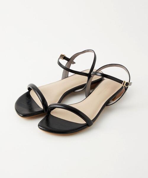 green label relaxing(グリーンレーベルリラクシング)の「ベルトフラット サンダル(1.5cmヒール)(サンダル・レディース・ブラック/オフホワイト/シルバー/その他1・XS/S/M/L/XL)」の10枚目の写真