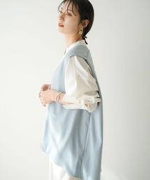 rectangle（レクタングル）の「ショルダータックVネックベスト（ベスト）」