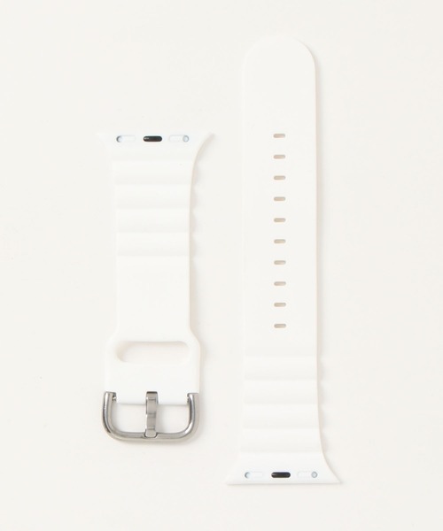zandy(ズィーアンドワイ)の「zandy ズィーアンドワイ Apple Watch【日のスポーツ】 アップルウォッチバンド ラバーベルト スポーツバンド シルバーバックル /// rubber2(デジタル腕時計・メンズ・ワインレッド/ネイビー/イエロー/ブラック/ピンク/ホワイト/レッド/カーキ/ライトグレー・M/S)」の20枚目の写真