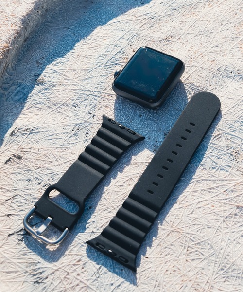 zandy(ズィーアンドワイ)の「zandy ズィーアンドワイ Apple Watch【日のスポーツ】 アップルウォッチバンド ラバーベルト スポーツバンド シルバーバックル /// rubber2(デジタル腕時計・メンズ・ワインレッド/ネイビー/イエロー/ブラック/ピンク/ホワイト/レッド/カーキ/ライトグレー・M/S)」の22枚目の写真